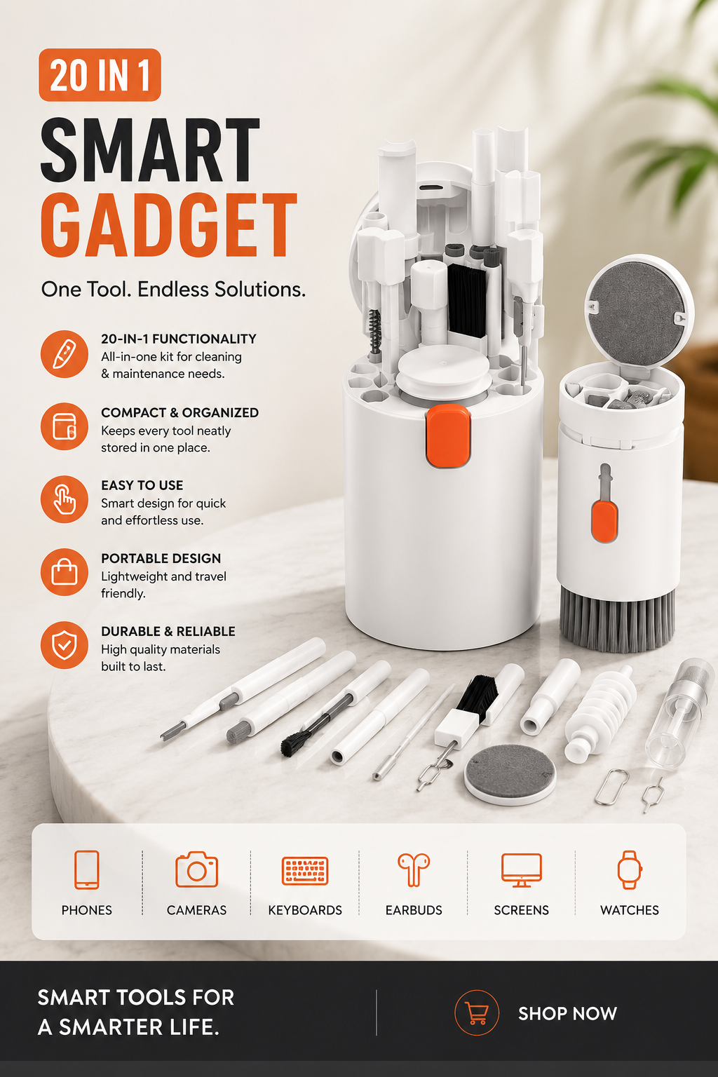 20 in 1 Smart Gadget Cleaning Kit