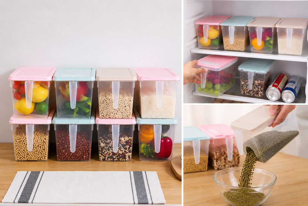 Unbreakable kitchen storage Basket (Pack of 6)